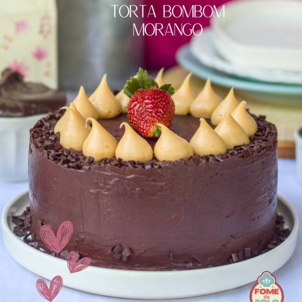 TORTA BOMBOM MORANGO